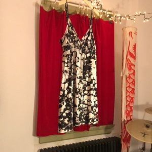 BillaBong Black & Tan Strap “Eyeball” Mini Dress